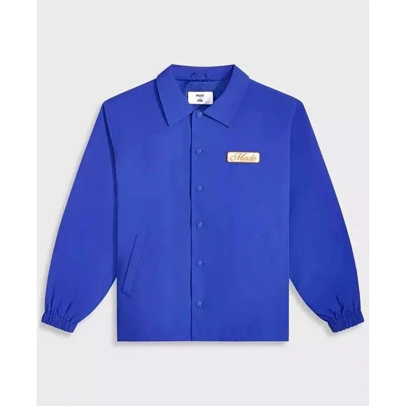Mode of One Men’s Nylon Ripstop Coaches Jacket Blue S NWT - Picture 4 of 9